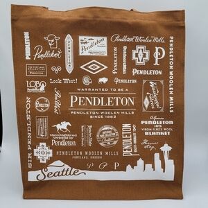 Pendleton Map Tote Seattle NEW #2093